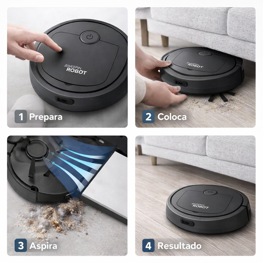 🤖 SWEEPIN ROBOT PRO 360 - Limpieza Inteligente 🧹✨